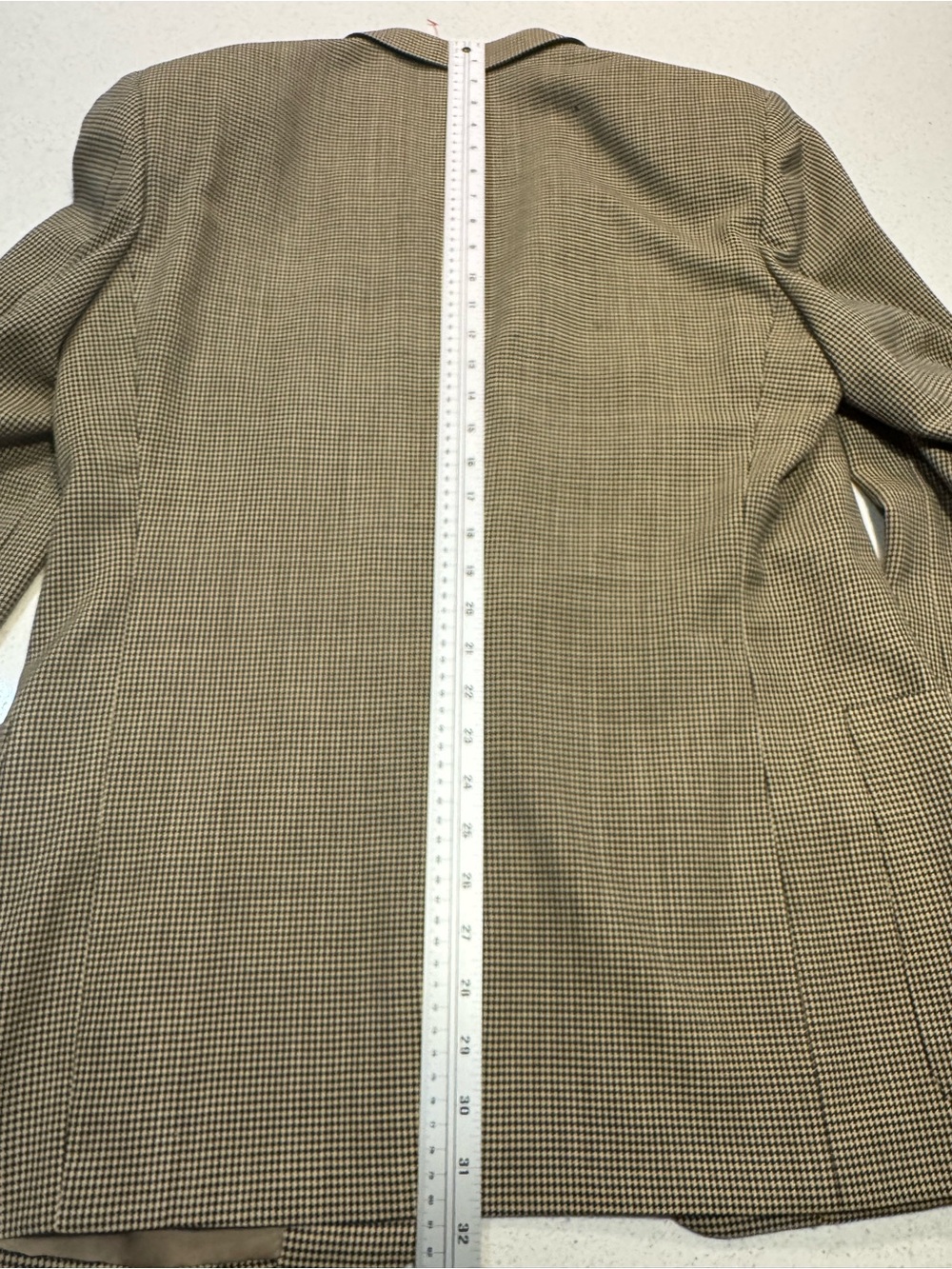 Canali Tan and Brown Houndstooth Sport Coat - Picture 12 of 13